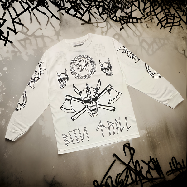 *BEEN TRILL* (WHITE) LONG SLEEVE T-SHIRT