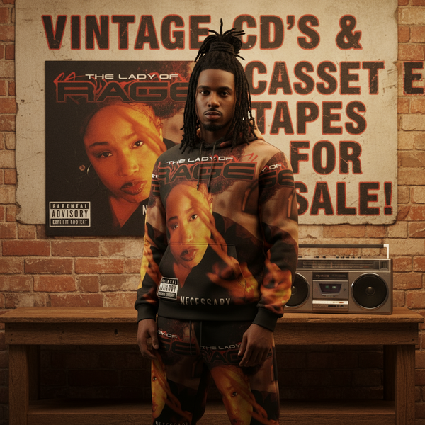 •THE LADY OF RAGE - NECESSARY ROUGHNESS• ~1997 OG CANADIAN PRESSINGS~ (CD & CASSETTE TAPE)