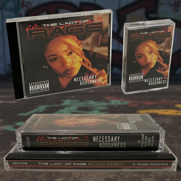 •THE LADY OF RAGE - NECESSARY ROUGHNESS• ~1997 OG CANADIAN PRESSINGS~ (CD & CASSETTE TAPE)