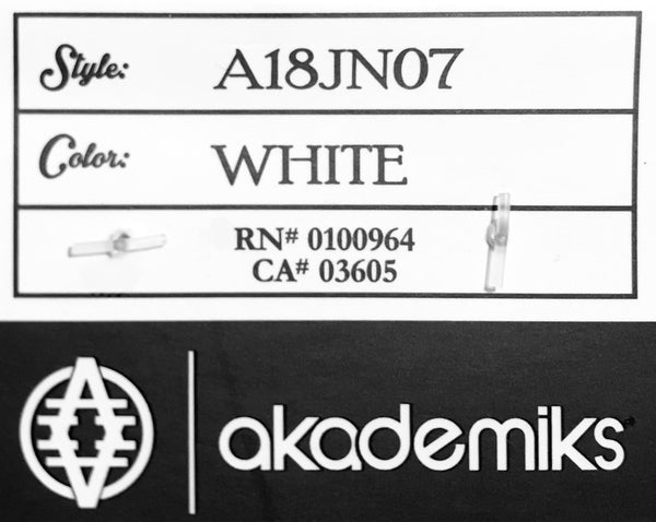 ^AKADEMIKS^ (WHITE) ~SLIM STRETCH~ RIBBED DENIM (34” X 32”)