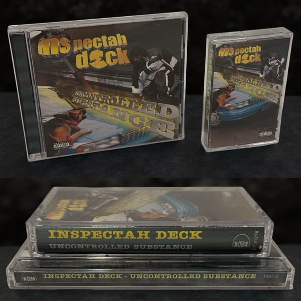 •INSPECTAH DECK - UNCONTROLLED SUBSTANCE• ~1999 OG CANADIAN PRESSINGS~ (CD & CASSETTE TAPE)