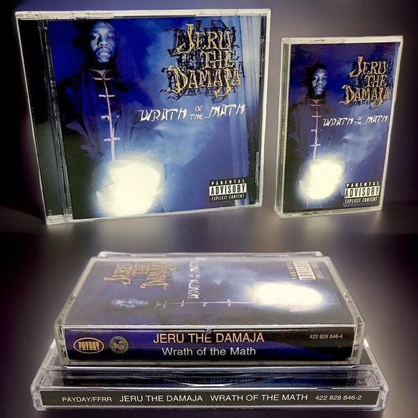 •JERU THE DAMAJA - WRATH OF THE MATH• (1996) (CASSETTE & CD AVAILABLE) (ORIGINAL PRESSINGS)