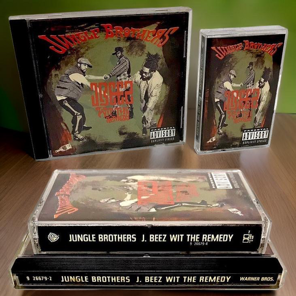 •JUNGLE BROTHERS - J. BEEZ WIT THE REMEDY• (1993) (CASSETTE & CD AVAILABLE) (ORIGINAL PRESSINGS)