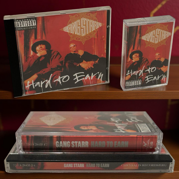 •GANG STARR - HARD TO EARN• ~1994 OG PRESSINGS~ (CD & CASSETTE TAPE)