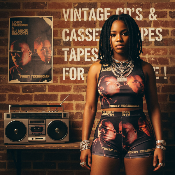 •LORD FINESSE & D.J. MIKE SMOOTH ~ FUNKY TECHNICIAN• ~1990 OG PRESSING~ (CASSETTE TAPE)