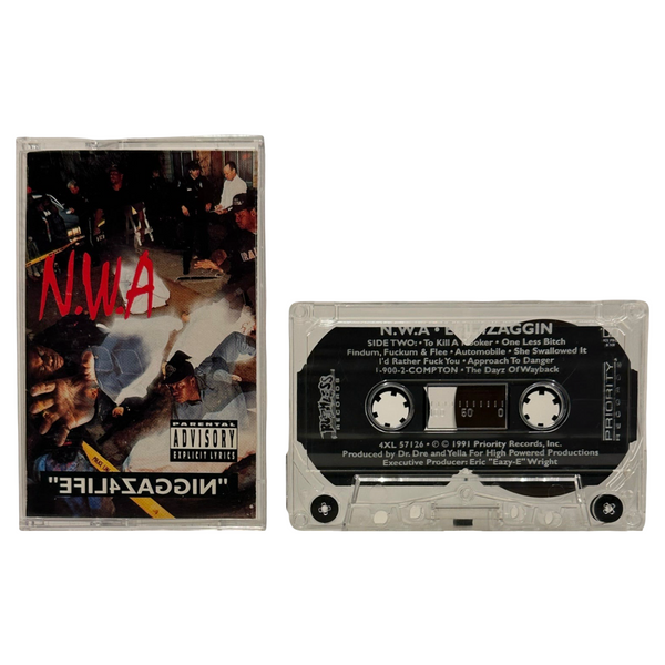 •N.W.A - “EFIL4ZAGGIN”• ~1991 OG PRESSINGS~ (CD & CASSETTE TAPE)