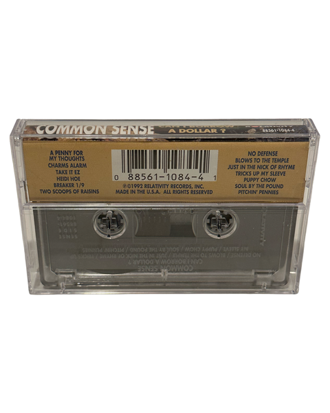 •COMMON SENSE - CAN I BORROW A DOLLAR?• ~1992 OG PRESSING (CASSETTE TAPE)