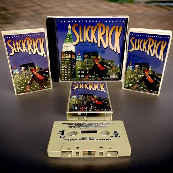 •SLICK RICK - THE GREAT ADVENTURES OF SLICK RICK• (1988) (CASSETTE & CD AVAILABLE) (ORIGINAL PRESSINGS)