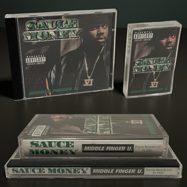 •SAUCE MONEY - MIDDLE FINGER U• ~2000 OG PRESSINGS~ (CD & CASSETTE TAPE)