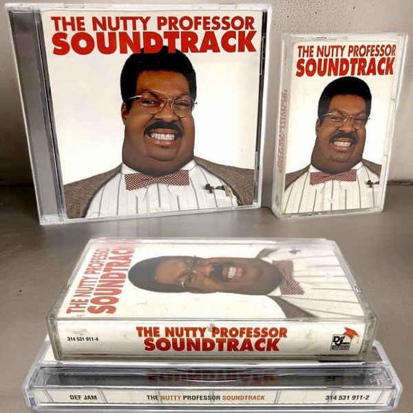 •THE NUTTY PROFESSOR - MUSIC FROM THE ORIGINAL MOTION PICTURE• (1996) (CASSETTE & CD AVAILABLE) (ORIGINAL PRESSINGS)