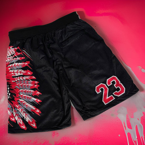 *CHIEFIN’* (BLACK / HOT PINK) MATCHING SUMMER OUTFITS (BASKETBALL)