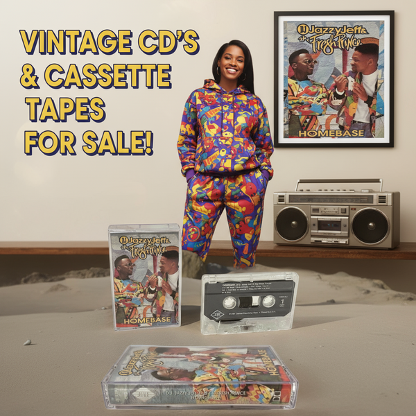 •D.J. JAZZY JEFF AND THE FRESH PRINCE ~ HOMEBASE• (1991 OG PRESSING) (CASSETTE TAPE) (2)