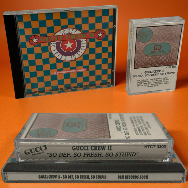 •GUCCI CREW II - “SO DEF, SO FRESH, SO STUPID”• ~1987 OG PRESSINGS~ (CD & CASSETTE TAPE)