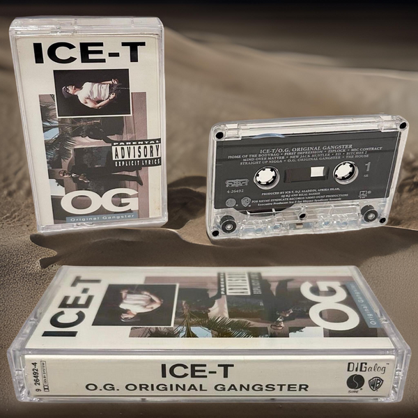 •ICE-T ~ O.G. ORIGINAL GANGSTER• (1991 OG PRESSING) (CASSETTE TAPE) (2)