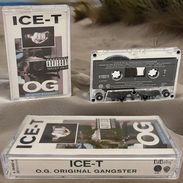 •ICE-T ~ O.G. ORIGINAL GANGSTER• (1991 OG PRESSING) (CASSETTE TAPE) (3)