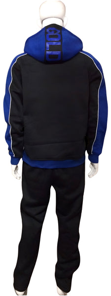 ^GOLDEN STATE WARRIORS^ (ZIPWAY) MEN'S GAME DAY ~BREAKAWAY~ ZIP UP HOODED SWEATSUITS