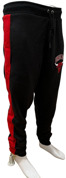 ^CHICAGO 23^ (BLACK-RED) JOGGER SWEATPANTS (EMBROIDERED)