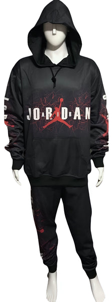 ^JUMPMAN^ FULL SWEATSUITS (HOODED) (FLEECY SOFT LINED)