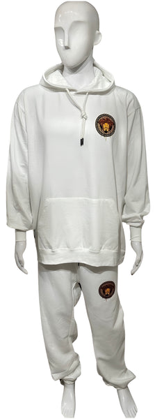 ^CROOKS & CASTLES^ (WHITE) ~SNOOP DOGG~ JOGGER SWEATSUITS FOR MEN