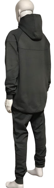 ^COTTON BEST^ (DARK GREY) LONG BODY TRACKSUITS (HIGH GRADE COTTON BLENDS)