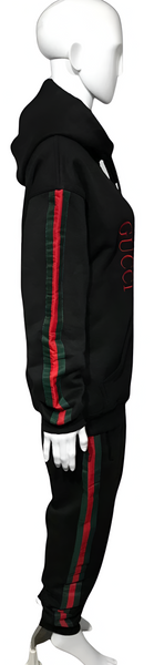 ^GVCC!^ (BLACK-MULTI) LUXURY EMBROIDERED SWEATSUITS