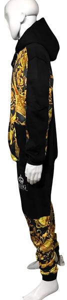 ^KING V3R$@C3^ LUXURY CUT & SEW SWEATSUITS FOR MEN (EMBROIDERED LOGO)
