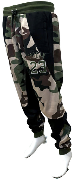 ^23 JORDAN^ (CAMO) LUXURY JOGGER SWEATPANTS (EMBROIDERED)