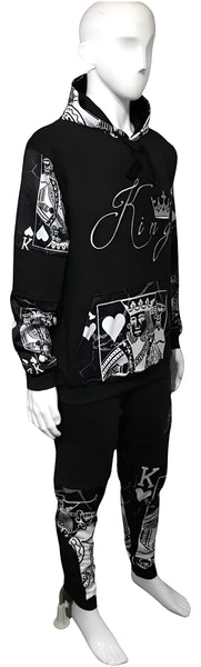 ^KING OF HEARTS^ LUXURY JOGGER SWEATSUITS (CUT & SEW) (EMBROIDERED LOGOS)