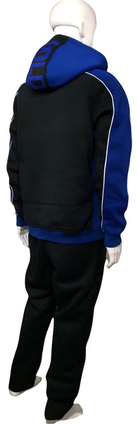 ^GOLDEN STATE WARRIORS^ (ZIPWAY) MEN'S GAME DAY ~BREAKAWAY~ ZIP UP HOODED SWEATSUITS