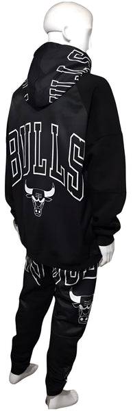 ^BULLS^ (BLACK) *CUT & SEW* LUXURY JOGGER SWEATSUITS