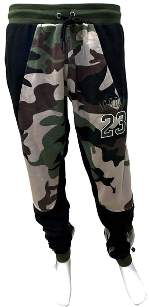 ^23 JORDAN^ (CAMO) LUXURY JOGGER SWEATPANTS (EMBROIDERED)