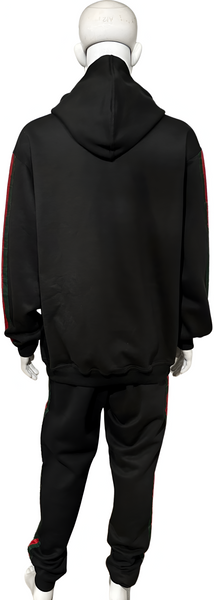 ^GVCC!^ (BLACK-MULTI) LUXURY EMBROIDERED SWEATSUITS