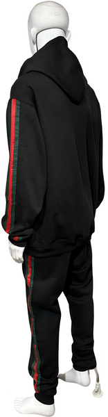 ^GVCC!^ (BLACK-MULTI) LUXURY EMBROIDERED SWEATSUITS