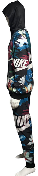 ^SWOOSH^ (FLORAL) WOMEN’S JOGGER SWEATSUITS (FLEECY SOFT LINED)