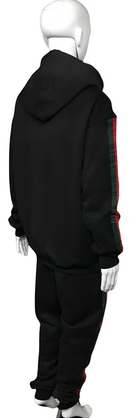 ^GVCC!^ (BLACK-MULTI) LUXURY EMBROIDERED SWEATSUITS