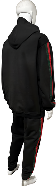 ^GVCC!^ (BLACK-MULTI) LUXURY EMBROIDERED SWEATSUITS