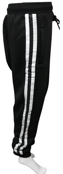 ^GVCC!^ (BLACK) LUXURY EMBROIDERED JOGGER SWEATPANTS