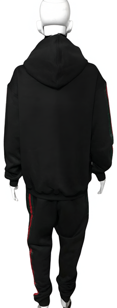 ^GVCC!^ (BLACK-MULTI) LUXURY EMBROIDERED SWEATSUITS