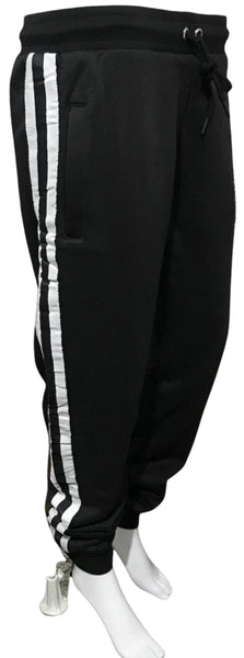 ^GVCC!^ (BLACK) LUXURY EMBROIDERED JOGGER SWEATPANTS