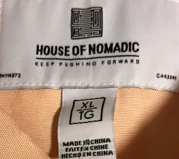 ^HOUSE OF NOMADIC^ MEN'S LONG SLEEVE DRESS SHIRT (XL)