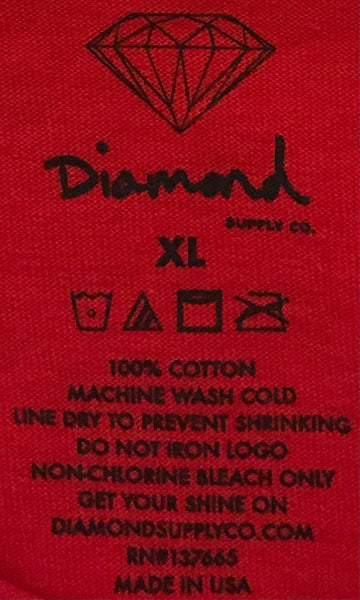 ^DIAMOND SUPPLY CO.^ (RED) ~1998~ TANK TOP