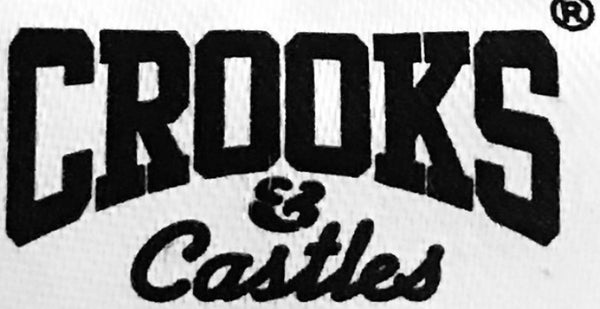 *CROOKS & CASTLES* (WHITE) ~CLASSIC LOGO~ SHORT SLEEVE T-SHIRT