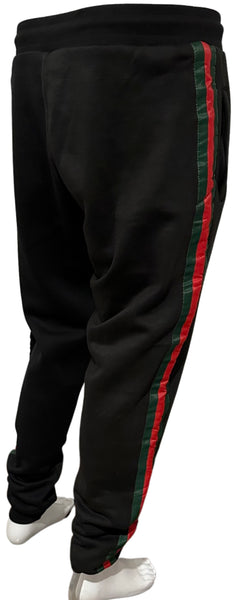 ^GVCC!^ (BLACK-MULTI) LUXURY EMBROIDERED JOGGER SWEATPANTS