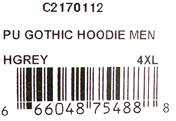 *CROOKS & CASTLES* (GREY) ~PU GOTHIC~ LUXURY PULLOVER HOODIES