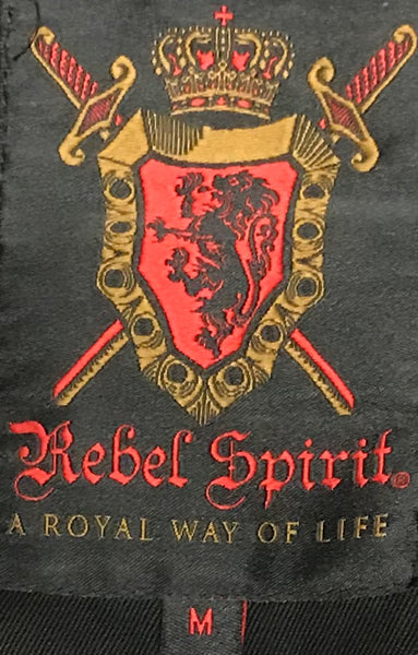 *REBEL SPIRIT* (BLACK) CASUAL SPORT JACKETS (VELVET TRIMS)