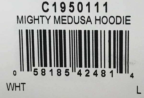 *CROOKS & CASTLES* (WHITE) ~MIGHTY MEDUSA~ PULLOVER HOODIES FOR MEN