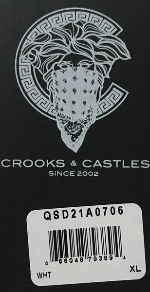 *CROOKS & CASTLES* (WHITE) ~LOS ANGELES~ SHORT SLEEVE T-SHIRTS